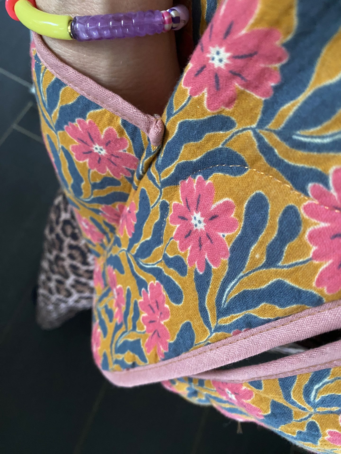 Gilet botanische print